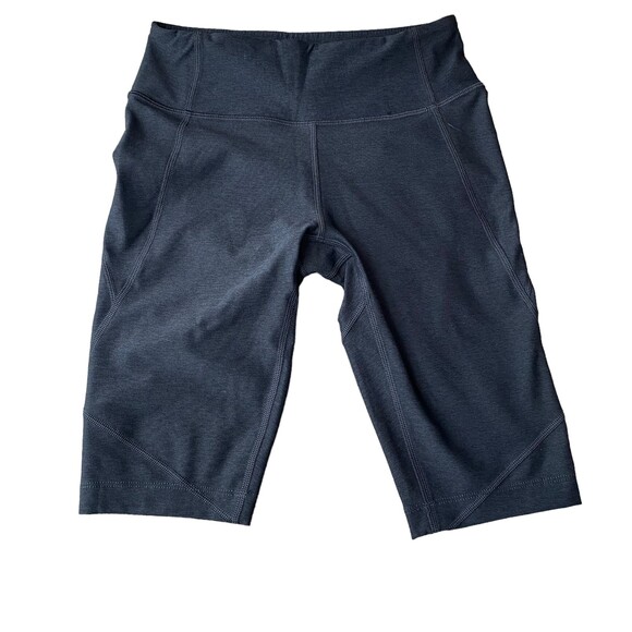 Outdoor Voices Size XS Longline Biker Shorts Charcoal Black Marl Athletic Yoga - Picture 1 of 6